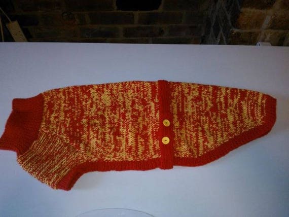 Knitted Lurcher Podenco Coat Knitting Pattern Download Etsy