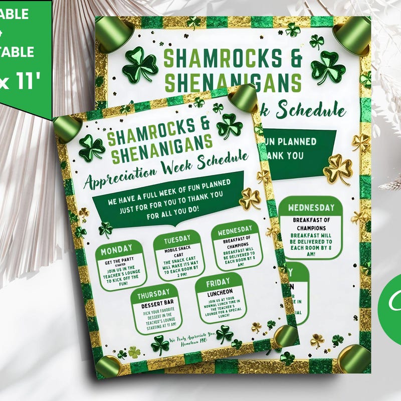 St Patricks Day Spirit Week - Etsy