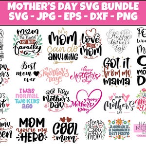 Mothers Day SVG Bundle, Mom life svg, Mama svg, Funny Mom Svg, Blessed mama svg, Mom of boys girls svg, Mom quotes svg png