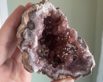 Argentinian Pink Amethyst Geode - B