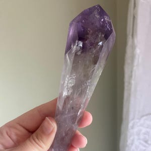 Polished Phantom Amethyst Wand
