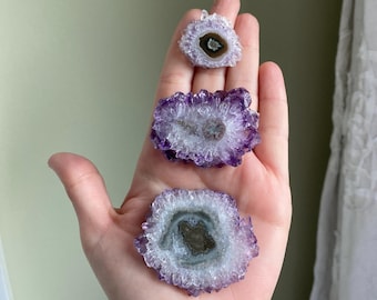 Amethyst Stalactite Slice - You Pick
