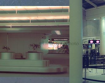 Aeroporto Liminal: Fotografia de Filme Impressão