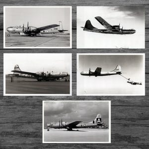 Vintage Boeing B-29 Superfortress Airplane Plane Aircraft & Refuelling Digital Bundle Photos/Photographs for Scrapbooking, Junk Journaling