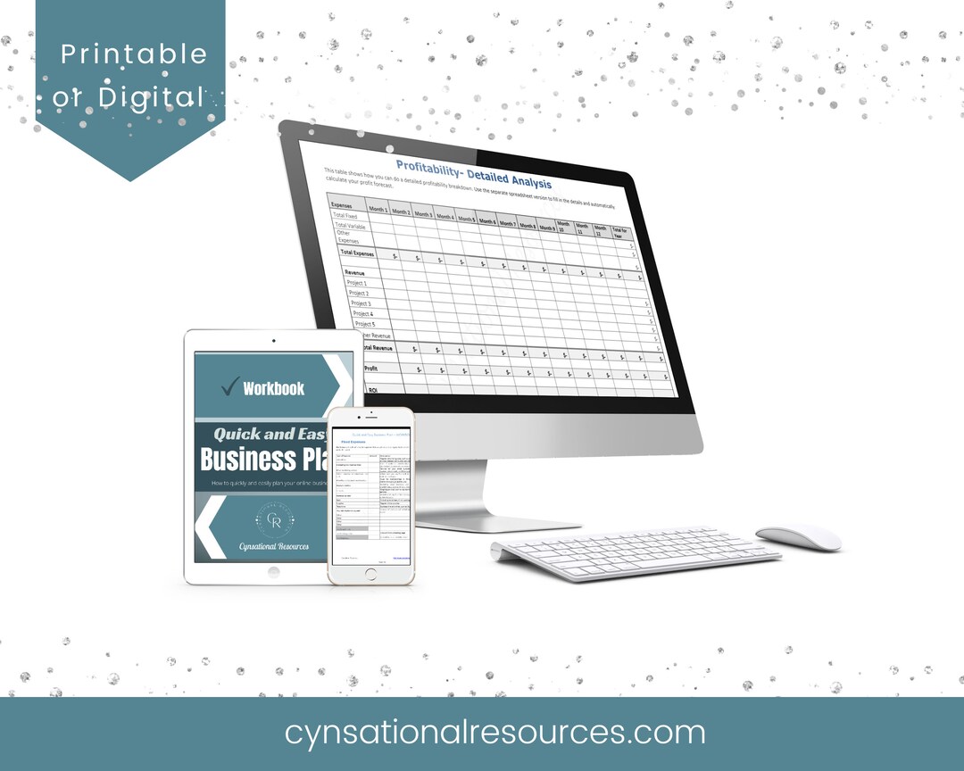 Business Plan Ebook for Small Business Workbook for Online Business ...