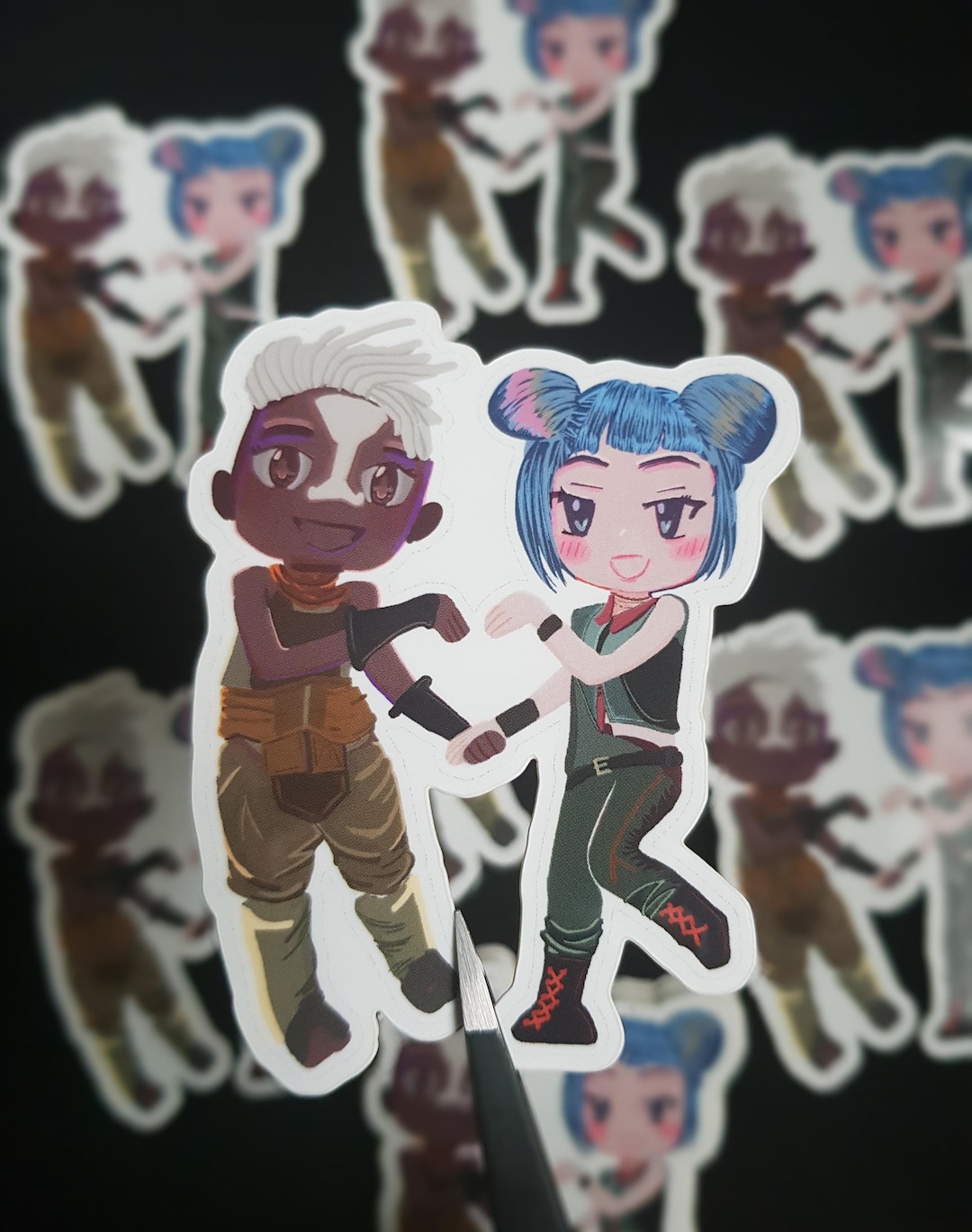 Arcane Powder Jinx and Ekko Sticker - Etsy
