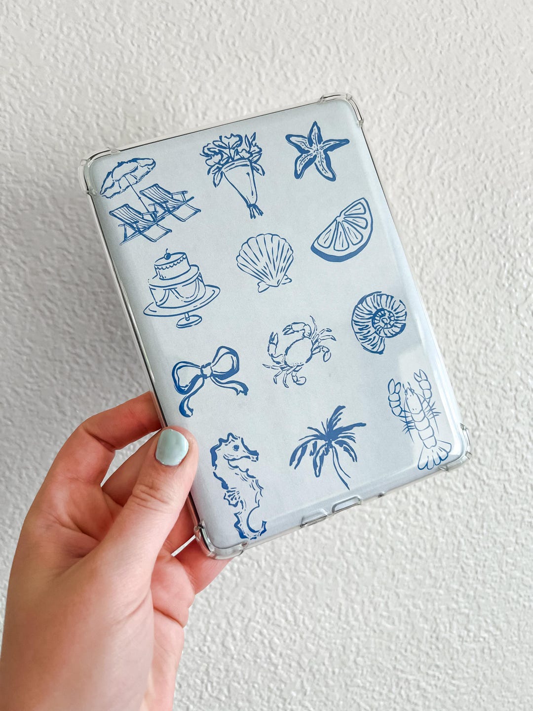 Fisherman Aesthetic Summer - Kindle Insert for Clear Case, Printable ...