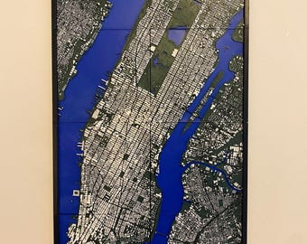 NYC 3D Map - Scaled cityscape of every building and road