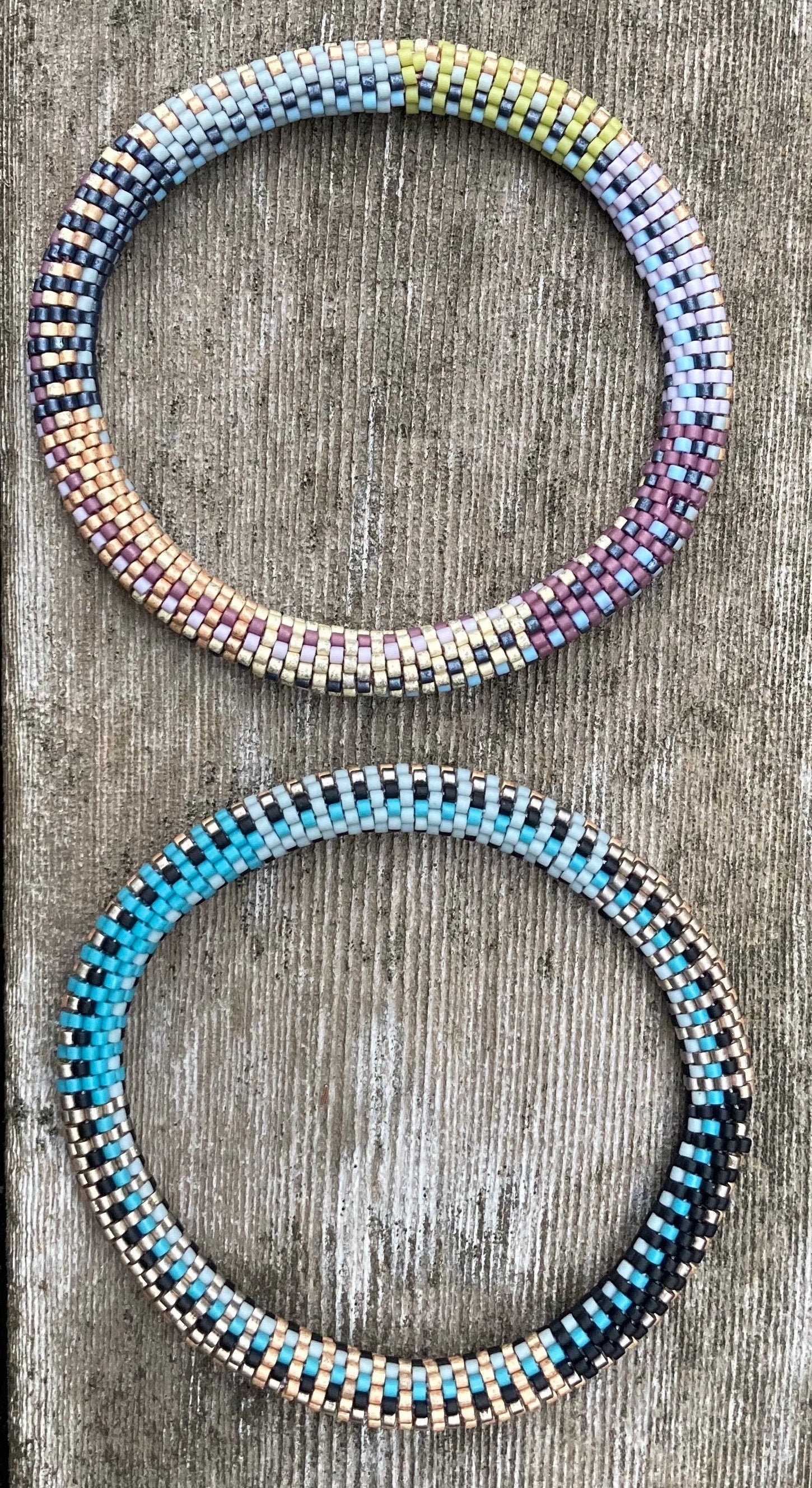 2 Pdf pattern bracelet, Bead crochet pattern, Friendship bra - Inspire  Uplift