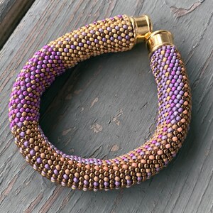 MEL Bracelet PATTERN Single Stitch Bead Crochet Double Euro Bead Bracelet Pattern Bead Crochet