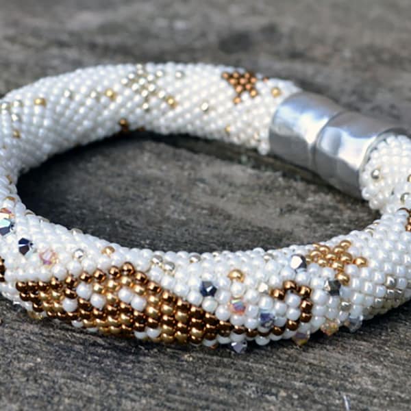 Crochet Bead Bracelet Kit Etsy