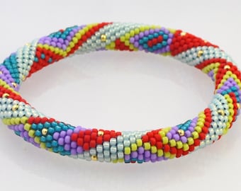OSLO Bead Crochet Kit and Pattern for 2 Bracelets-Original color way