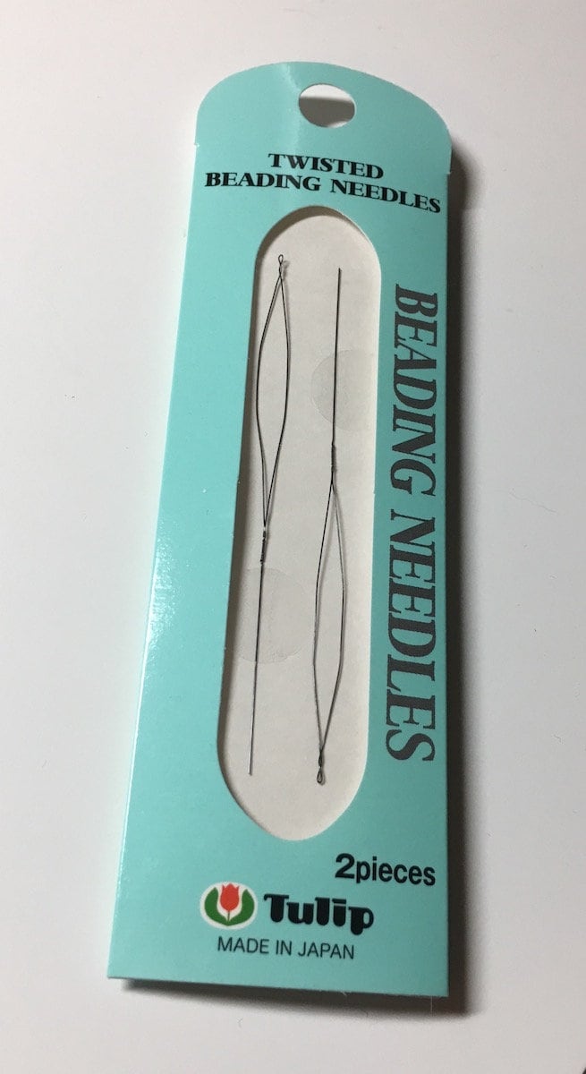 Tulip Twisted Beading Needles used with all small seed bead work