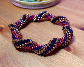 Berry Twist Bead Crochet Kit, Pattern and Thread, Limited Edition Bead Kit