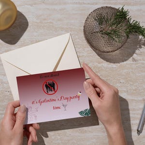 Non sono ammessi uomini – Cartolina digitale per la festa del Galentine's Day