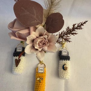 Crochet Lip Balm Cozy, Crochet Lip Balm Key Chain, Crochet Lip Balm Holder, Bohemian