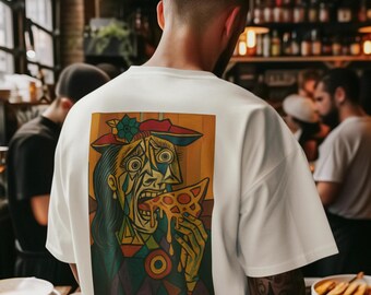 Door kunstenaars geïnspireerd softstyle T-shirt Picasso's Weeping Woman