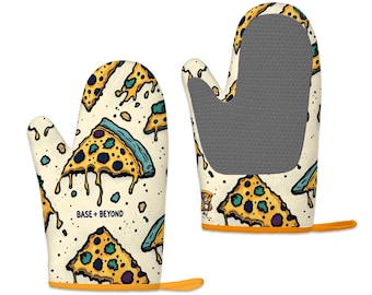 Cook in Style and Safety with Heat-Resistant Silicone Oven Mitts Set