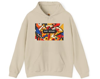 Artistiek sweatshirt voor pizzaliefhebbers: een stukje streetwear-hemel