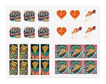 Stickervellen: leuk stickervel voor scrapbooking, journaling, knutselen, doe-het-zelfprojecten en planners