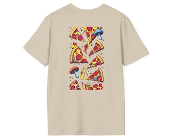 Grafisch T-shirt Pizza: leuk foodie-ontwerp