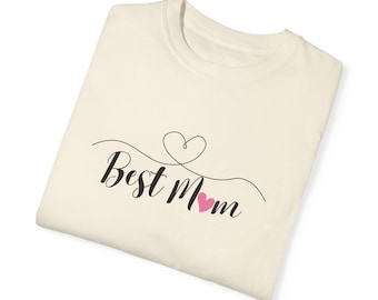 Comfort Colors Best Mom T-Shirt, Gift for Mother's Day, Unisex Tee, Cute Mom Shirt, Family Gathering Apparel, Premium Soft Cotton, Mama