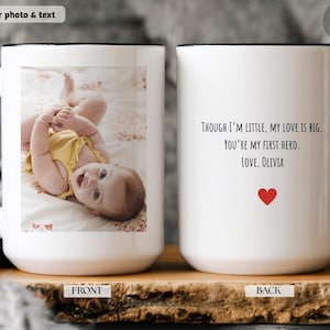 Personalized Photo Mug, Father’s Day Mug for Dad, Personalized Photo Gift, Mug from Daughter to Dad, Personalized Photo Mug, Gift For Her