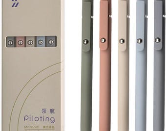 Set of 5 Smooth Writing Pens for Journaling, Note Taking & Planners