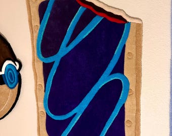 Hand Tufted Poptart Rug/ Wall Hanging