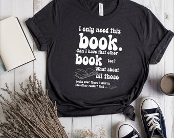 Buch Liebhaber Unisex T-Shirt, Buch Grafik Baumwolle T-Shirt, Buch Geschenk Shirt, Buch Liebhaber Top, lustiges Buch Liebhaber T-Shirt, Buch Liebhaber Geschenk