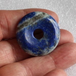SALE Large Lapis Stone Donut 30mm #12