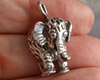 Breloque Vintage Cheval à Bascule En Argent 925 - 18x16 Mm - Occasion