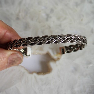 Jewelry Rescue Sterling Silver Braided  Cuff Bracelet