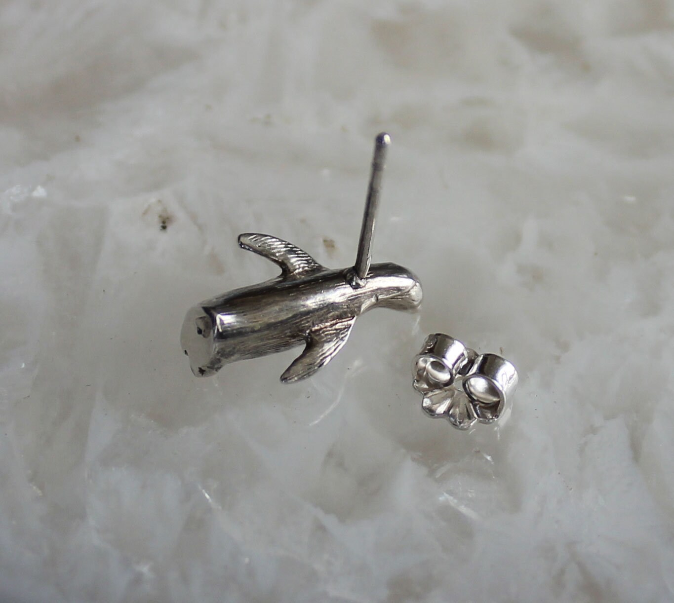 14x8x5mm Single Sterling Penguin Post Earring - Etsy 14x8x5mm Single Sterling Penguin Post Earring - Etsy