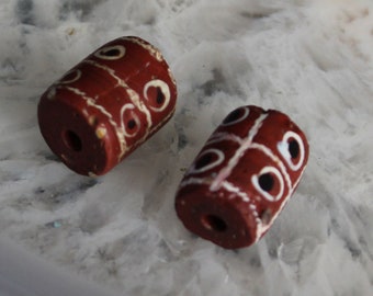 SALE 2 pieces  Venetian African Trade Good Beads Set 2