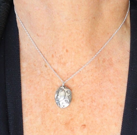 Jewelry Rescue Sterling Silver  Artful Sun Pendan… - image 4