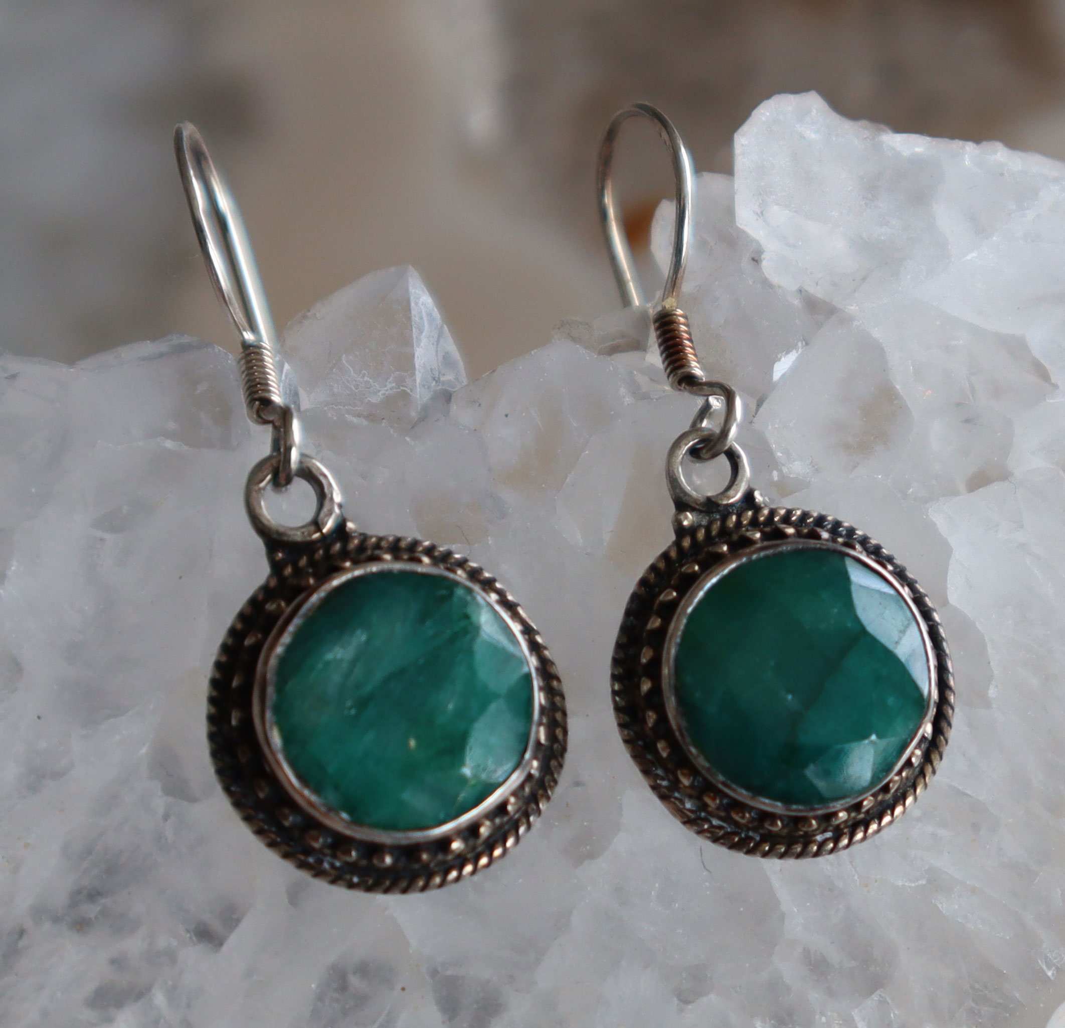 ◆STONEHENgE◆ silver earrings SC24A31E Sterling Silver IBB CN 925 Halo Pear CZ Dangle Pierced