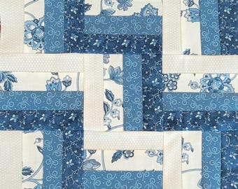 Rail Fence Quilt Block Anleitung - Quilten lernen - Anfänger - PDF - Print at Home