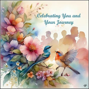 Cartões de felicitações em aquarela feitos à mão, cartões de arte exclusivos para aniversários, incentivo e ocasiões especiais, expressões sinceras