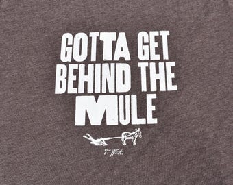 Tom Waits "Get Behind the Mule" Fan Art T-Shirt