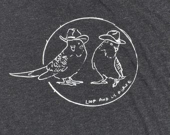Townes Van Zandt "Loop and Lil" Fan Art T-Shirt