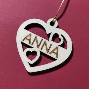 Valentinstag | Geschenkidee | Wohndekor | Name | personalisiert | Herz