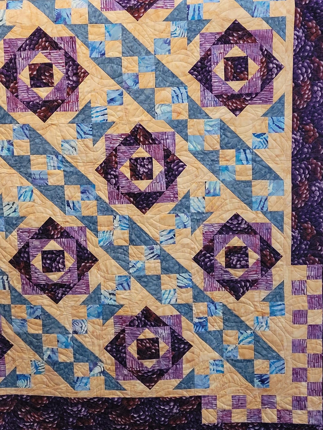 Ladders and Lilies Throw Quilt Pattern | Traditional Piecing (PDF ...