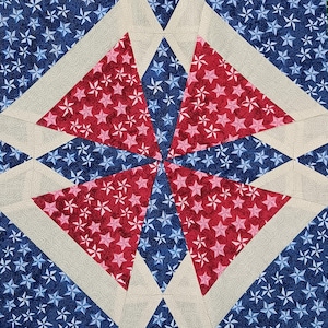 Mönster för Hawaii State Quilt Block | 30 cm ruta (PDF-mönster)
