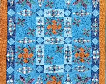 Stars at Sea Quilt Pattern - Multiple Sizes - Digital Download
