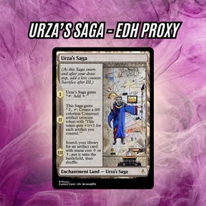 Urza's Saga EDH hoogwaardige landproxykaart - hoogwaardige proxy's voor EDH