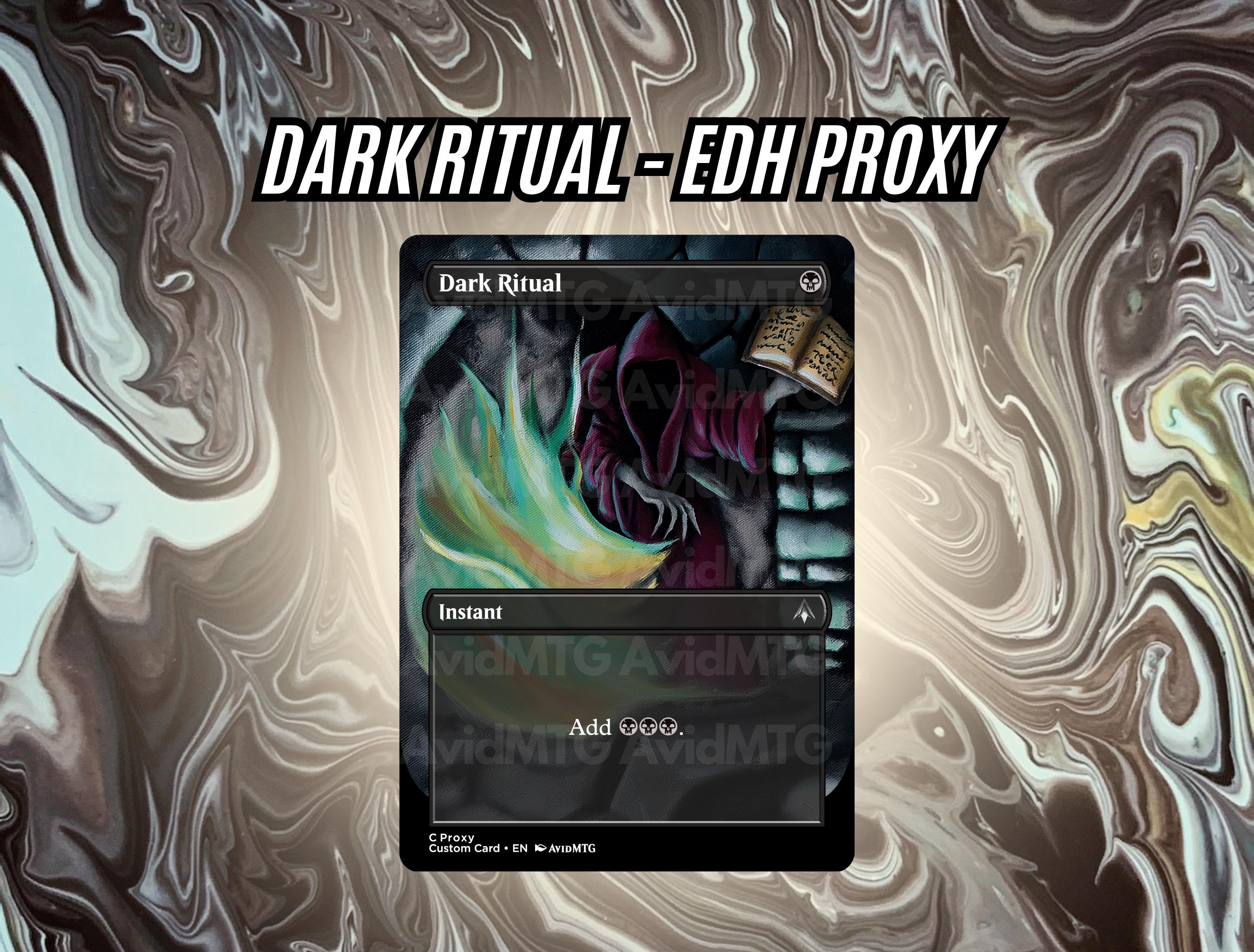 MTGプレイマット　Dark Ritual MTG Dark Ritual Secret Lair FOIL Playmat MagicCon Las Vegas