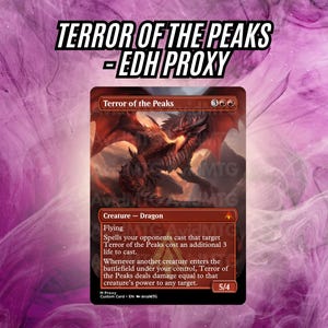 Tarjeta proxy de alto valor Terror of the Peaks EDH: Proxies de alta calidad para EDH