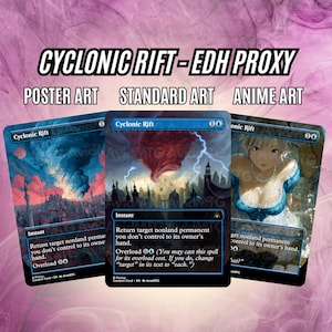 Carte de visite haute valeur EDH Cyclonic Rift - Poster | Norme | Anime Arts - Des procurations de haute qualité pour EDH
