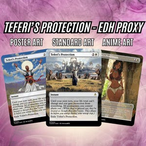 テフェリーの防御 EDH 高価値プロキシカード - ポスター | スタンダード | Anime Arts - EDH用高品質プロキシカード